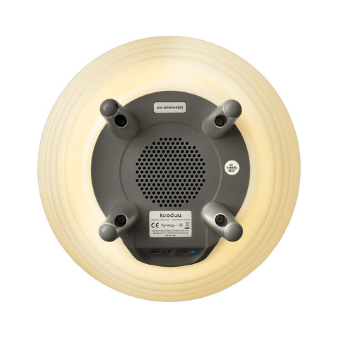 KOODUU SYNERGY 50 LED-LAMPE BLUETOOTH-LAUTSPRECHER GETRÄNKEHALTER KOODUU WEISS