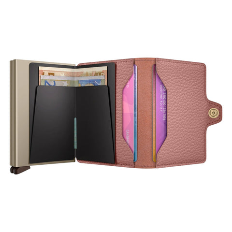 PORTAFOGLIO TWINWALLET PEBBLE ROSE SECRID PINK