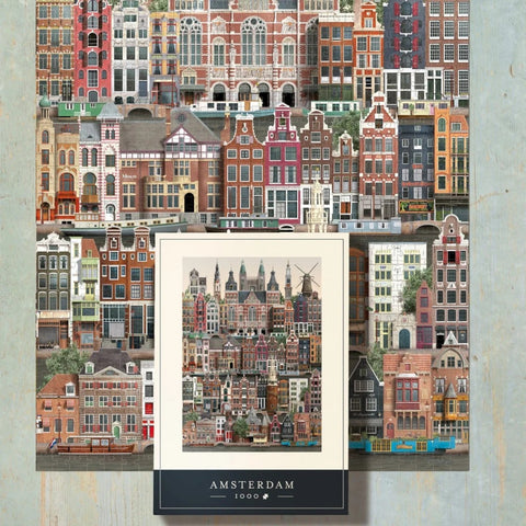 AMSTERDAM KUNST-PUZZLE. MS0620 1000 TEILE MARTIN SCHWARTZ