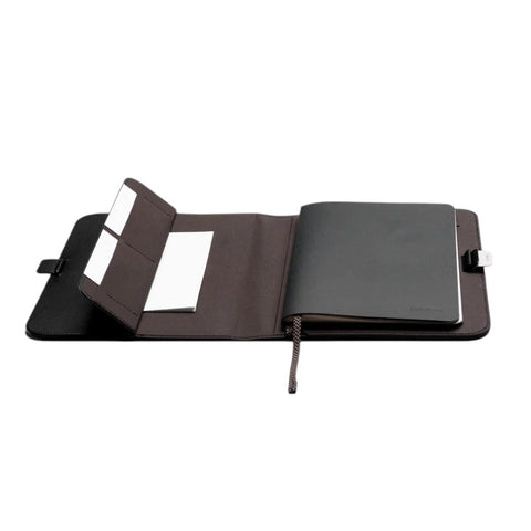 PORTA NOTE BOOK COMPENDIUM LEATHER FREE WC51-BLK-105 BLACK ORBITKEY