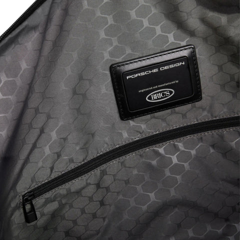 BORSONE WEEKENDER ROADSTER LEATHER EVO OLH01009 BLACK PORSCHE DESIGN