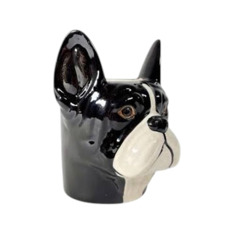 PORTAPENNE FRENCH BULLDOG PENCIL POT B/W ART. 1995/B/W QUAIL DESIGNS