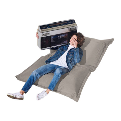 POLTRONA SACCO ORIGINAL OUTDOOR 105003 GREY TAUPE FATBOY