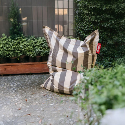 POLTRONA SACCO ORIGINAL OUTDOOR 106915 STRIPE CACAO FATBOY