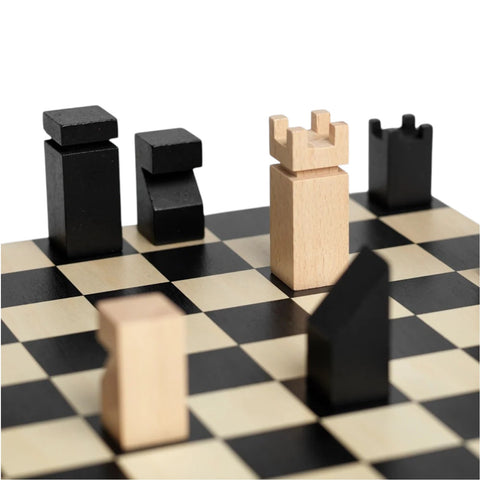 SCHACH HOLZ SCHACH DAS FUNKTIONALISTISCHE KUNSTSTÜCK. PW00840 PRINTWORKS