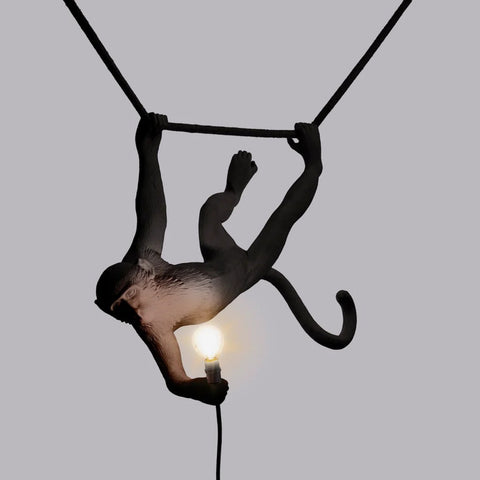 MONKEY OUTDOOR LAMP 14916 SELETTI SCHWARZ
