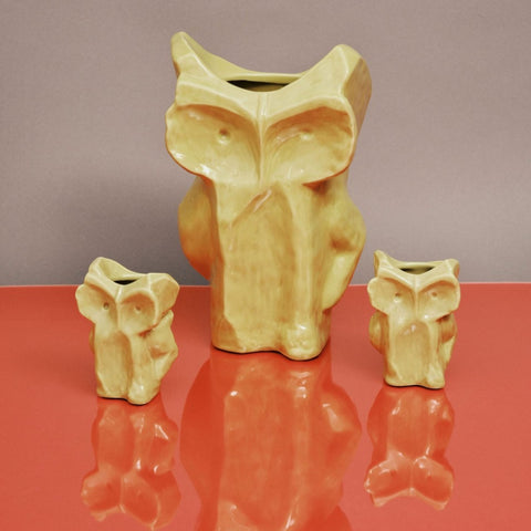 VASE OWL XS MARNI B7326201-200 GELB SERAX