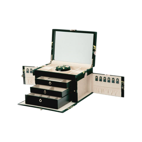 ZOE LARGE BOX JEWELRY FOREST GREEN 393012 WOLF 1834