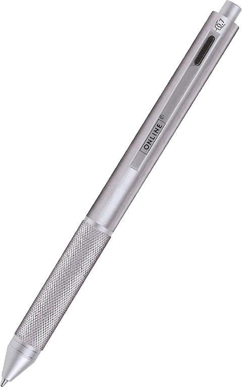 4-IN-1 MULTIFUNKTIONALER ONLINE-STIFT SILBER