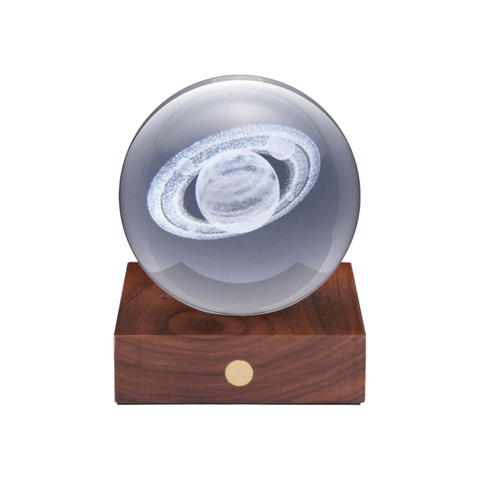 AMBER CRYSTAL LIGHT 3D LASER SATURN ART. G025ST MULTICOLOR