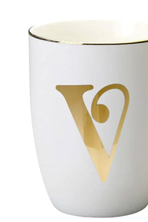 BITOSSI HOME TASSE MIT BUCHSTABE V (ARTIKEL LET01022)