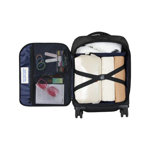 TROLLEY SOFT 4 RUOTE BERLIN SIZE S BLACK CABAIA