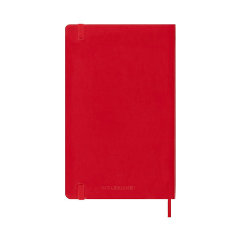 TACCUINO LG COP. MORBIDA RIGHE RED MOLESKINE