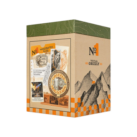 BOCCALE WILD PEAKS GRIZZLY BEER MUG ART. TOPO-CH-O ALASKAN MAKER