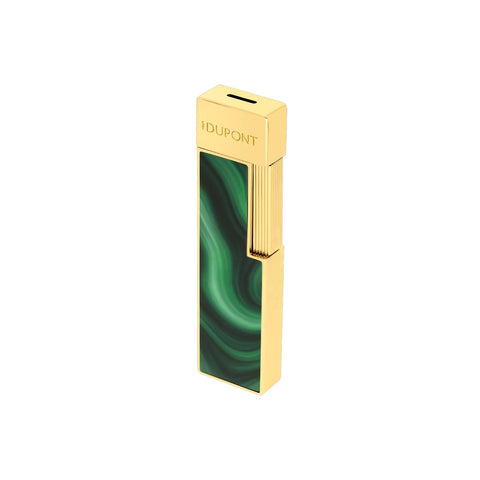 ACCENDINO LI TWIGGY GEODE ART. 030036 GREEN/GOLDEN S.T. DUPONT