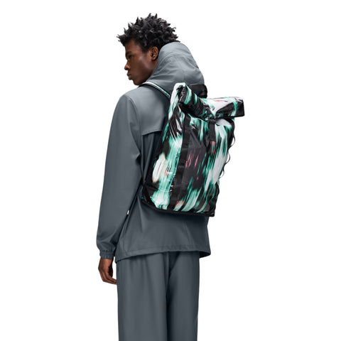 SIBU ROLLTOP RUCKSACK W3 14770 RAINS BLUR MULTICOLOR