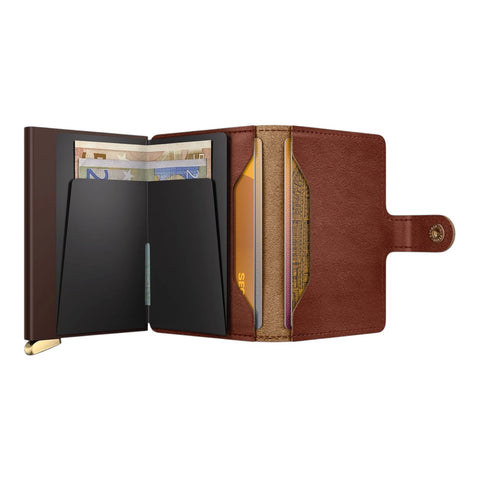 PORTAFOGLIO PREMIUM MINIWALLET BASCO MBC-WHISKEY SECRID