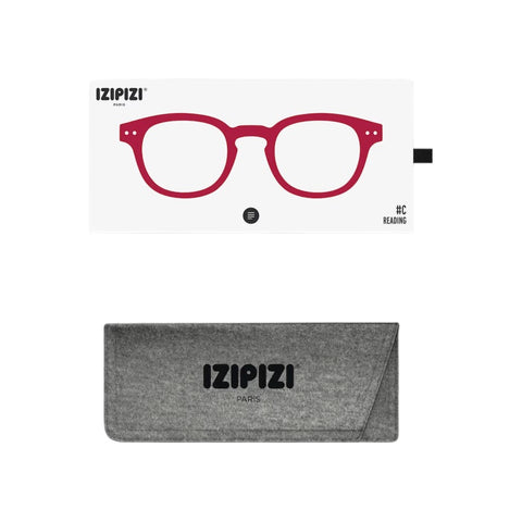 OCCHIALE READING  C  + 2.5 CHERRY RED IZIPIZI