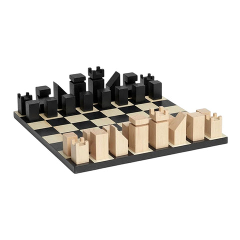 SCHACH HOLZ SCHACH DAS FUNKTIONALISTISCHE KUNSTSTÜCK. PW00840 PRINTWORKS