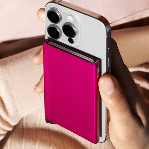 PORTACARTE CARDPROTECTOR MAGSAFE CFM-FUCHSIA PINK SECRID