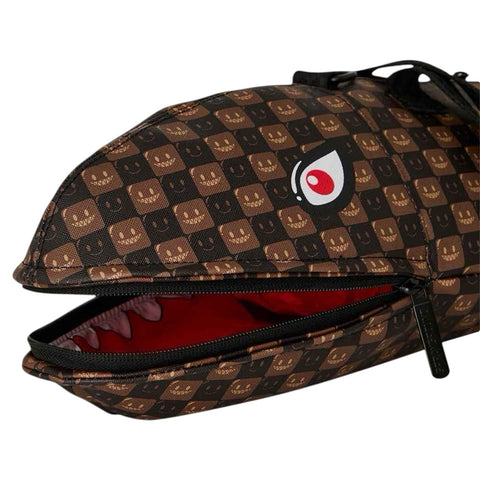 SHARKS IN PARIS DUFFLE-TASCHE WTF BUBBLE 910D9486NSZ BRAUN SPRAYGROUND