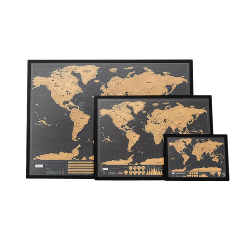 SCRATCH MAP DELUXE LUCKIES