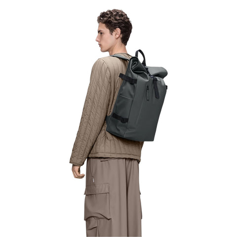 ZAINO ROLLTOP RUCKSACK LARGE W3 14590 DARK GREY RAINS