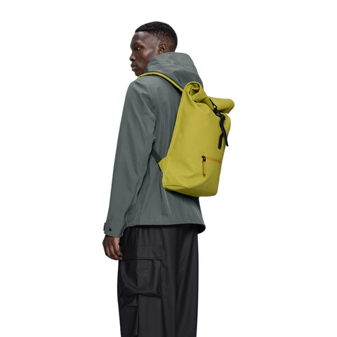 ZAINO ROLLTOP RUCKSACK W3 13320 GLOW GREEN RAINS