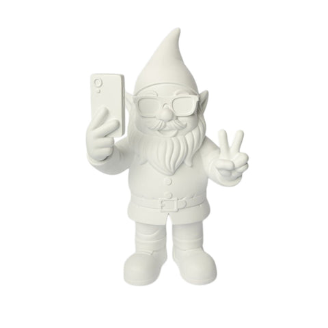 DEKORATION SELFIE 29 CM WHITE BLOGO
