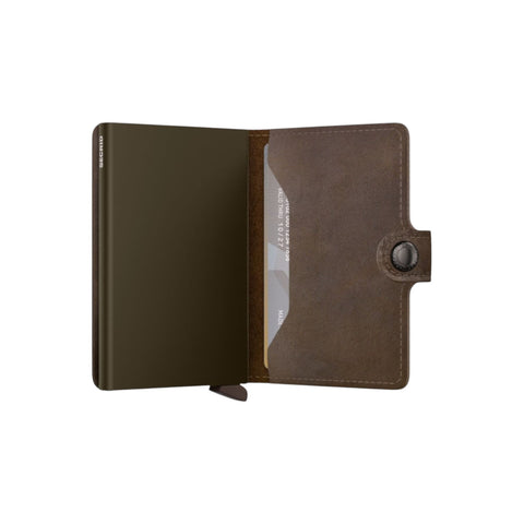 PORTAFOGLIO MINIWALLET VINTAGE OAK MV-OAK BROWN SECRID