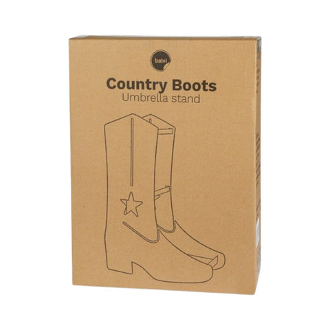 REGENSCHIRMSTÄNDER METALL STIEFEL ROSA COUNTRY 27990 BALVI