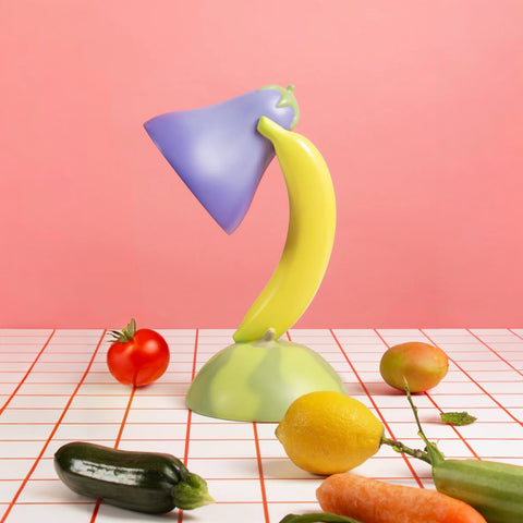 VITAMIN HARZ TISCHLAMPE CM 23X15 H31 - AUBERGINE ART. 1537 SELETTI MULTICOLOR