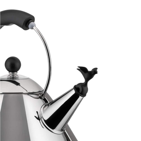 BOLLITORE CON UCCELLINO NERO 9093B ALESSI