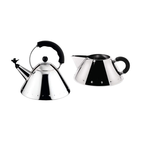 BOLLITORE CON UCCELLINO NERO 9093B ALESSI