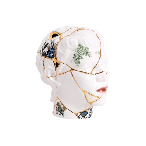 VASO IN PORCELLANA KINTSUGI HEAD HIM 09947 SELETTI