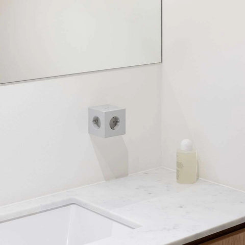 PRESA SQUARE 2 USB C GOTLAND GREY SOCKET F AVOLT