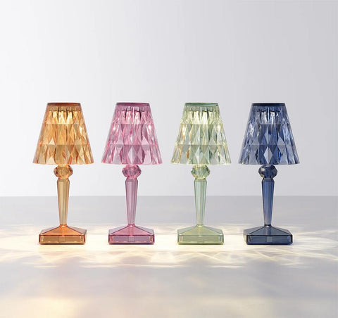 Kartell transparente Batterie-Kristalllampe G9140/B4
