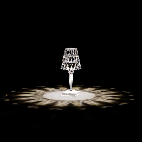 Kartell transparente Batterie-Kristalllampe G9140/B4