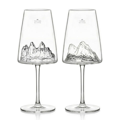 SET ZWEI WEINGLÄSER TOFANE/DREI ZINNEN LAVAREDO ART. TOPO-VV-TCTO ALASKAN MAKER