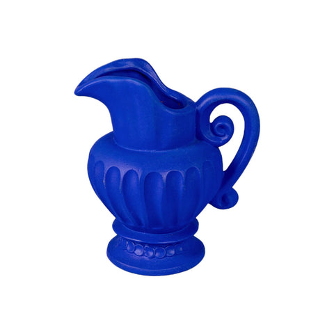 BLAUE TERRAKOTTA-VASE, KARAFFE, CM 23,5X19 H28 11508B SELETTI