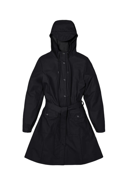 CURVE W JACKET W3 RAINS SCHWARZ XS ART. 18130