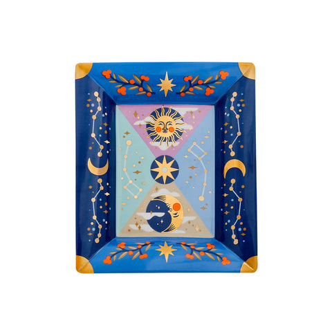 LEERE TASCHEN ASTROLOGIE AST00021 BITOSSI HOME BLAU