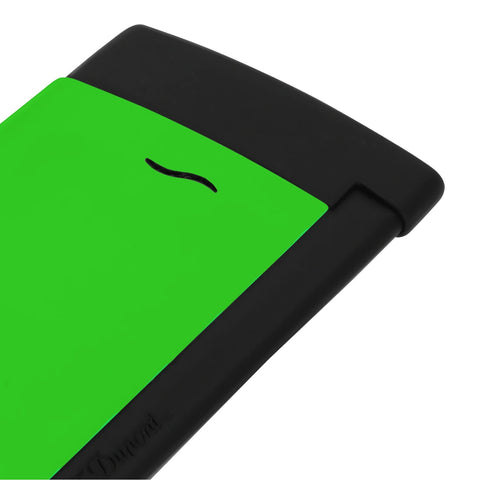 BQ SLIM 7 FLUO VERT FEUERZEUG ART. 027772 ST DUPONT