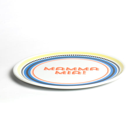 PIATTO PIZZA MAMMA MIA DIAM. 32 ART.GST003 BITOSSI HOME WHITE