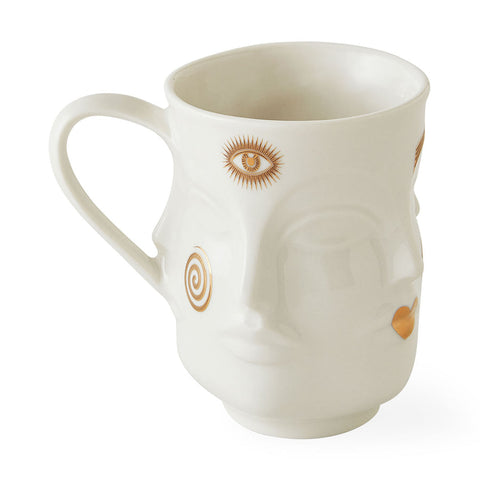 VERGOLDETE MUSE DORA MAAR TASSE ART. 33695 JONATAN ADLER WEISS 
