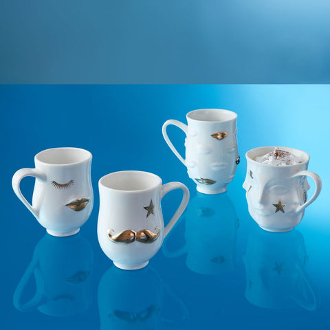 VERGOLDETE MUSE DORA MAAR TASSE ART. 33695 JONATAN ADLER WEISS 