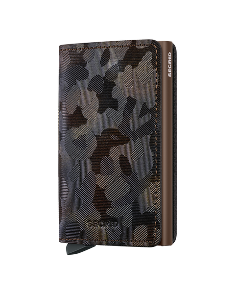 PORTAFOGLIO SLIMWALLET JUNGLE BROWN SECRID MULTICOLOR