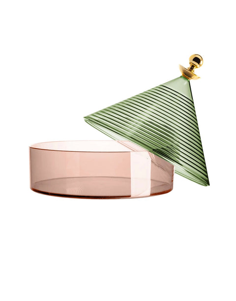 TRULLO CONTAINER GRÜN/ROSA ART 01550/VE KARTELL MULTICOLOR