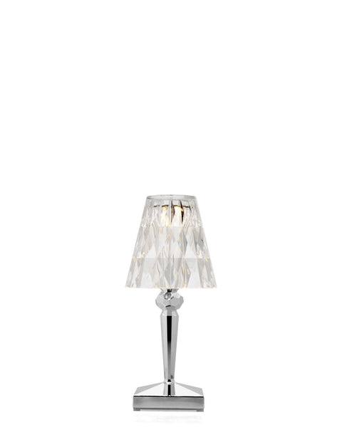 CHROM-AKKU-LAMPE 09145XX KARTELL SILBER