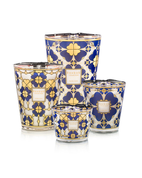 MAX 24 LUCKY LOVE KERZE ART. MAX24 LUCKYLOVE BAOBAB BLAU